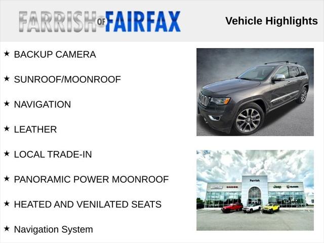 2018 Jeep Grand Cherokee Overland 4x4 2018 Jeep Grand Cherokee Overland 4x4