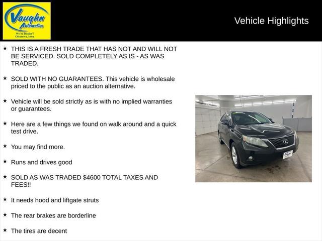 2011 Lexus RX 350 350