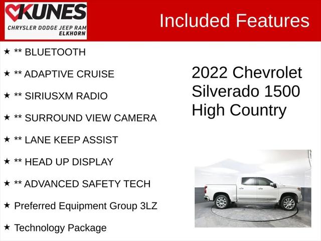 2022 Chevrolet Silverado 1500 4WD Crew Cab Short Bed High Country 2022 Chevrolet Silverado 1500 4WD Crew Cab Short Bed High Country