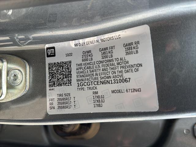 2022 Chevrolet Colorado 4WD Crew Cab Short Box LT