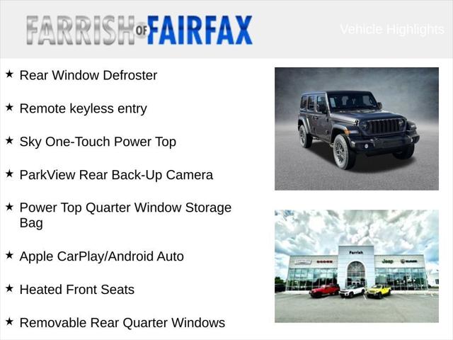 2026 Jeep Wrangler WRANGLER 4-DOOR SPORT S