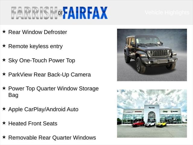 2026 Jeep Wrangler WRANGLER 4-DOOR SPORT S