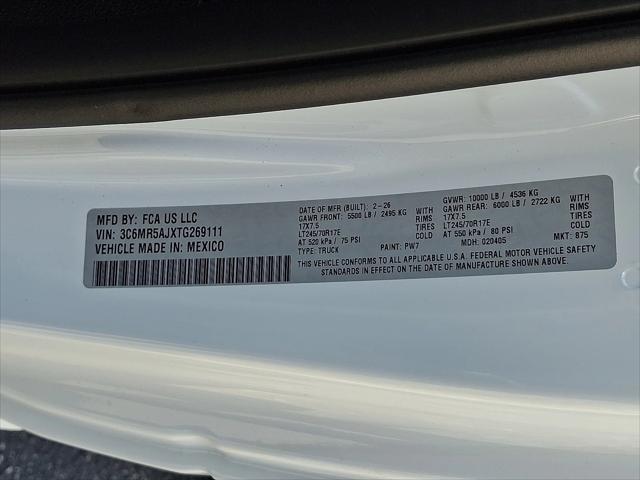 2026 Ram 2500 Tradesman Regular Cab 4x4 8' Box