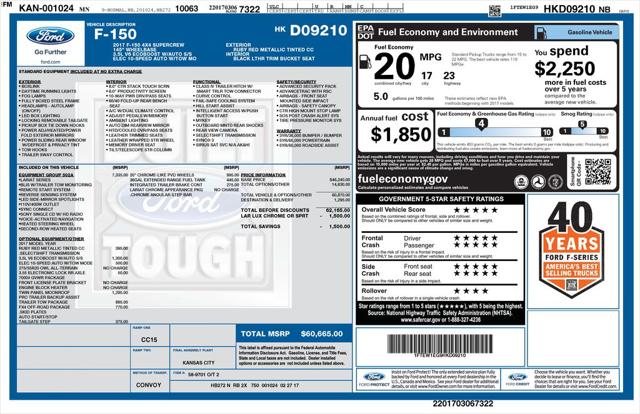 2017 Ford F-150 LARIAT