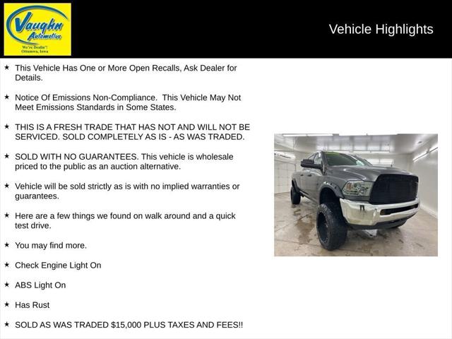 2014 RAM 2500 Tradesman