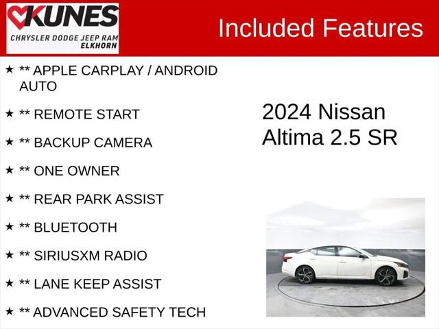 2024 Nissan Altima SR FWD 2024 Nissan Altima SR FWD