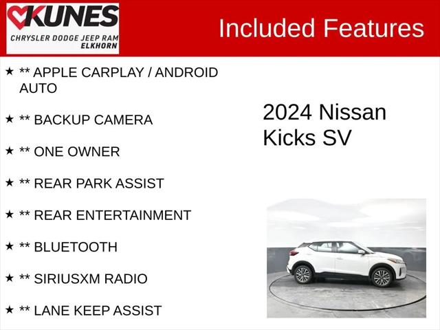 2024 Nissan Kicks SV Xtronic CVT