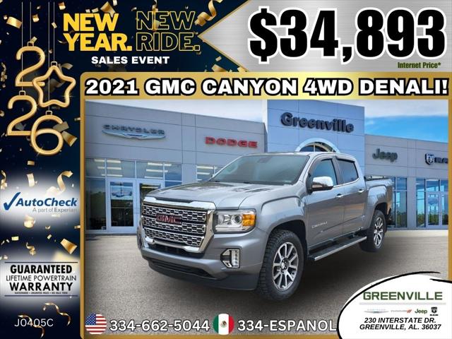 2021 GMC Canyon 4WD Crew Cab Short Box Denali
