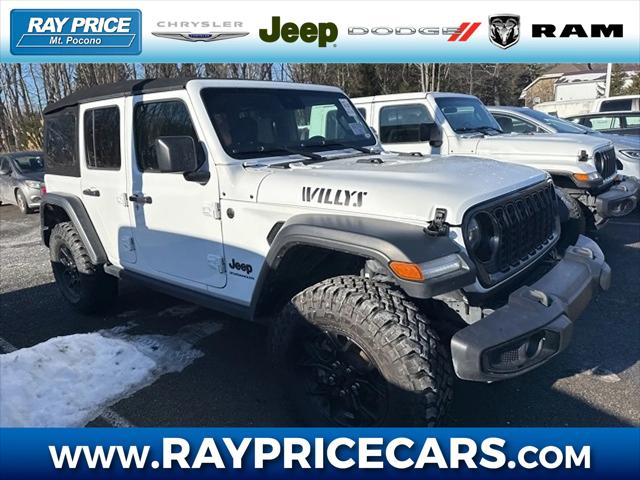 2024 Jeep Wrangler 4-Door Willys 4x4 2024 Jeep Wrangler 4-Door Willys 4x4