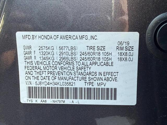 2019 Acura MDX Standard