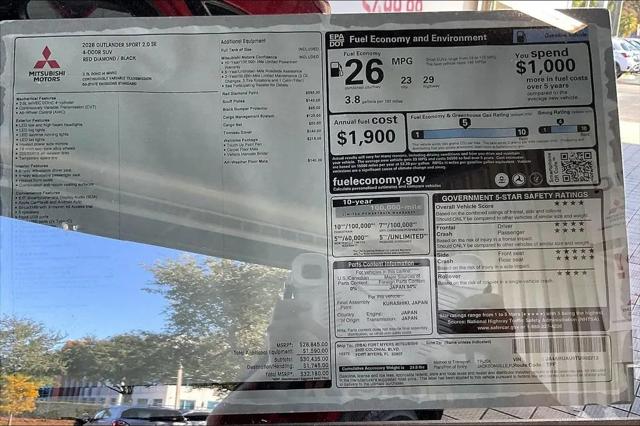 2026 Mitsubishi Outlander Sport 2.0 SE