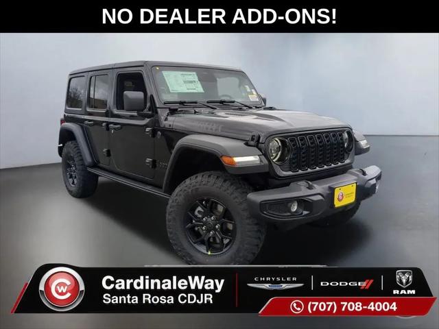 2026 Jeep Wrangler 4-Door Willys 4x4 for sale in Santa Rosa, CA