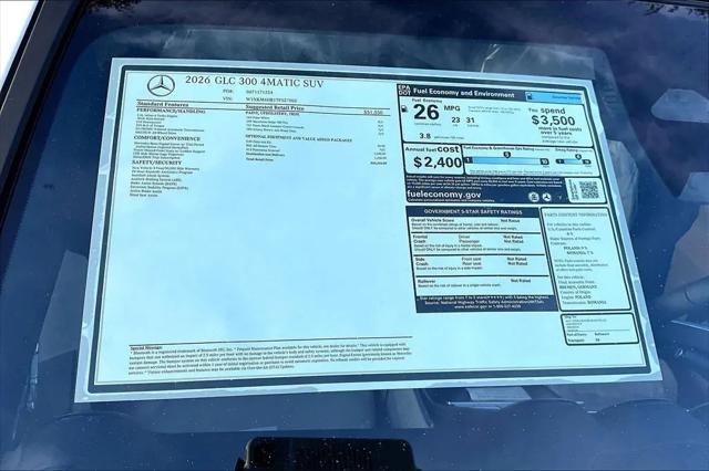 2026 Mercedes-Benz GLC GLC 300