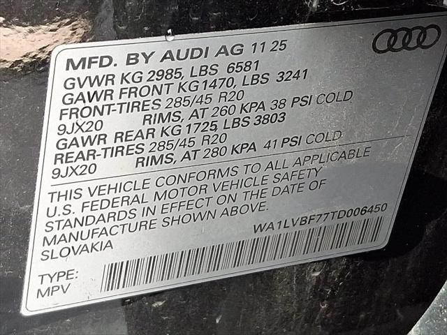 2026 Audi Q7 Premium Plus TFSI quattro tiptronic