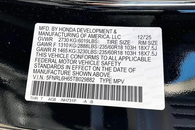2026 Honda Odyssey EX-L