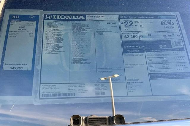 2026 Honda Odyssey EX-L