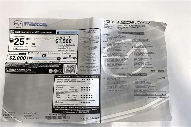 2026 Mazda X-90 3.3 Turbo Preferred