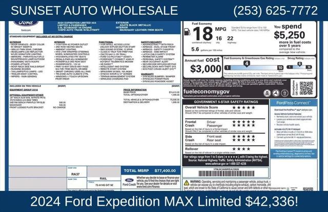 2024 Ford Expedition Limited MAX