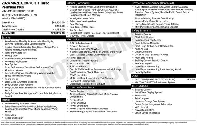 2024 Mazda X-90 3.3 Turbo Premium Plus