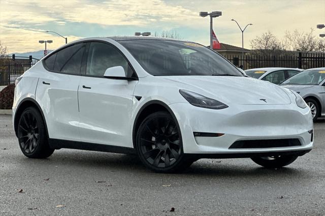 Used 2023 Tesla Model Y Long Range with VIN 7SAYGAEE0PF825057 for sale in Northfield, Minnesota
