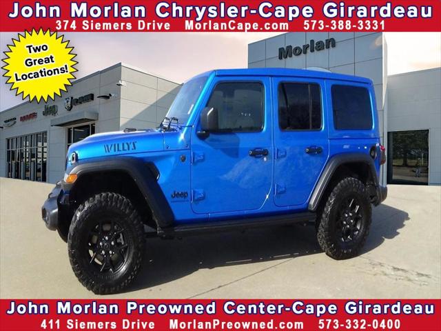 2024 Jeep Wrangler 4-Door Willys 4x4 for sale in Cape Girardeau, MO