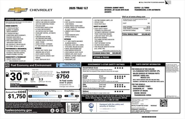 2025 Chevrolet Trax FWD LT