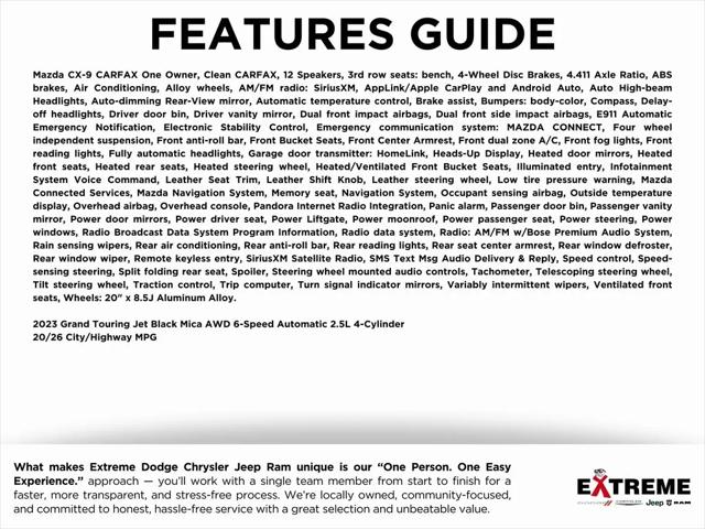 2023 Mazda CX-9 Grand Touring 2023 Mazda CX-9 Grand Touring