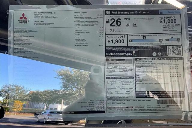 2026 Mitsubishi Outlander Sport 2.0 SE