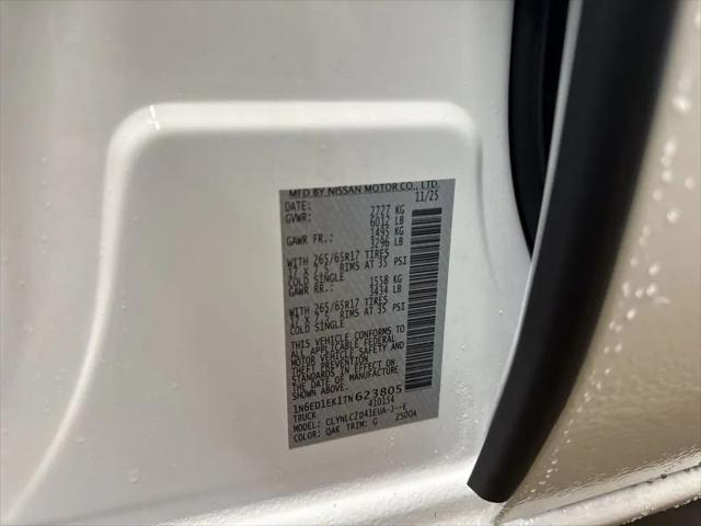 2026 Nissan Frontier Crew Cab SV 4x4