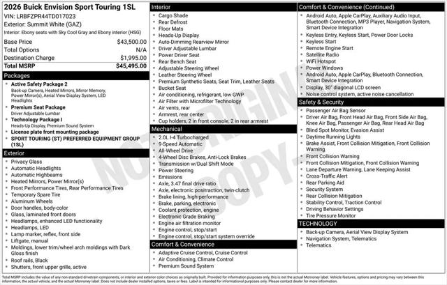 2026 Buick Envision Sport Touring AWD
