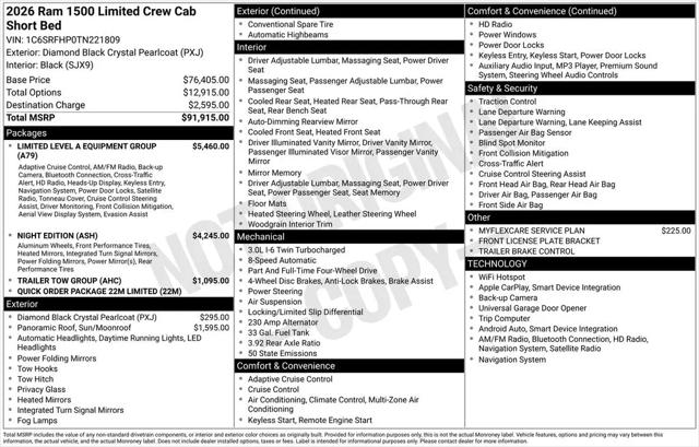 2026 Ram 1500 Limited Crew Cab 4x4 57 Box