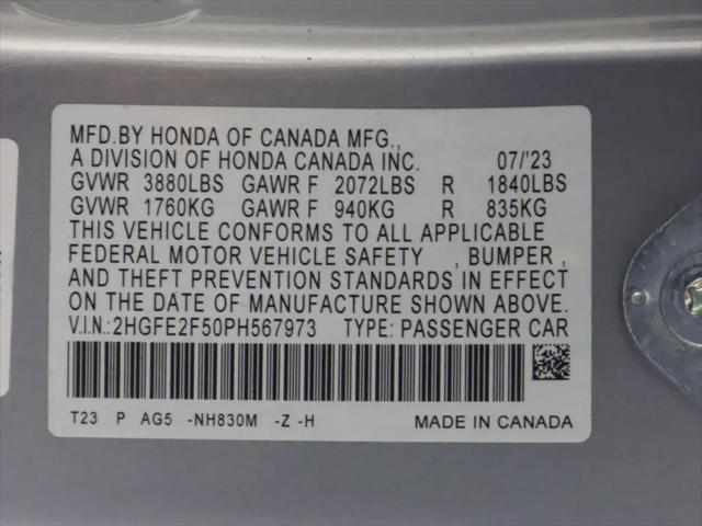 2023 Honda Civic Sport