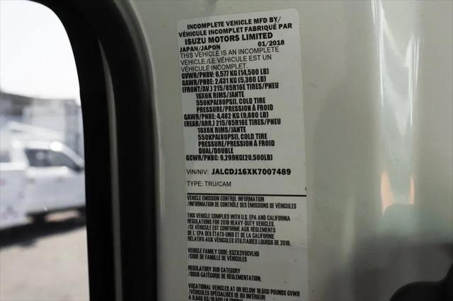 2019 Chevrolet 4500HD LCF Diesel Unknown