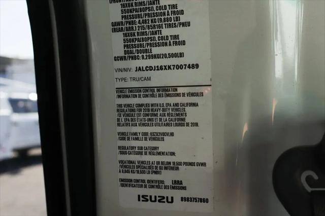 2019 Chevrolet 4500HD LCF Diesel Unknown