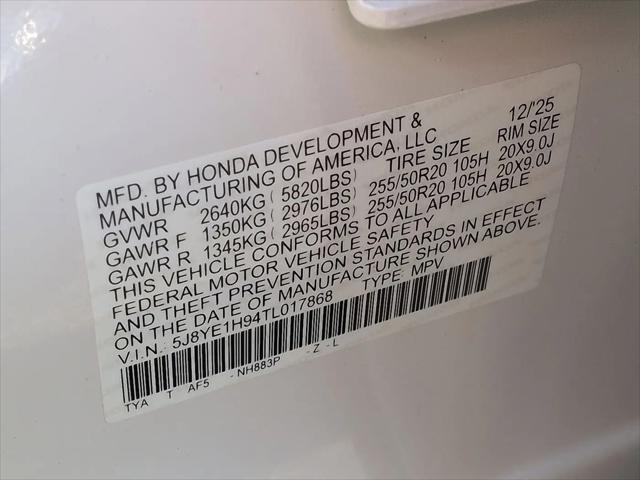 2026 Acura MDX A-SPEC Advance Package