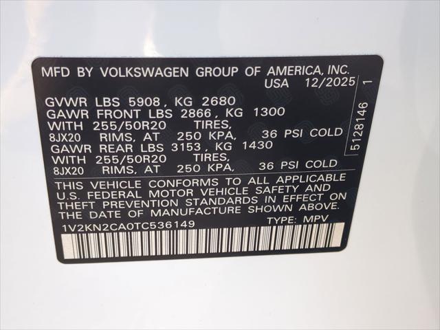 2026 Volkswagen Atlas SE with Technology
