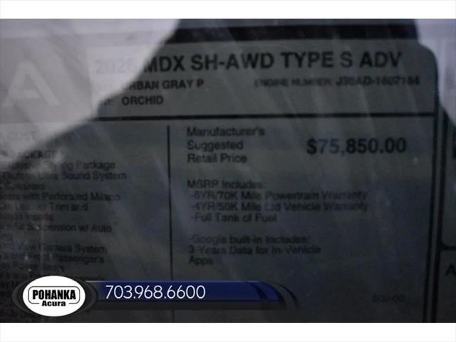 2026 Acura MDX Type S Advance Package