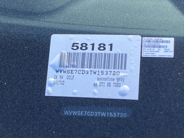 2026 Volkswagen Golf GTI SE