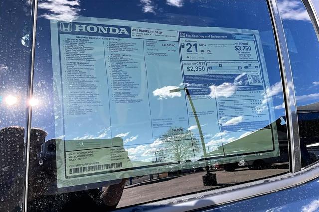 2026 Honda Ridgeline Sport