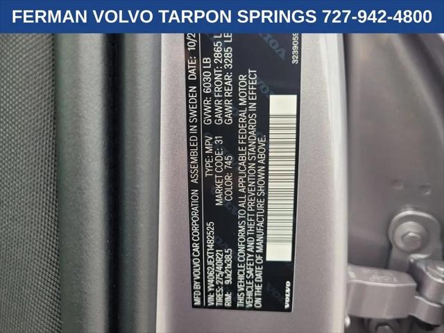 2026 Volvo XC90 Plus, B6 AWD Gas (mild hybrid), Gasoline, Bright, 6 Seats