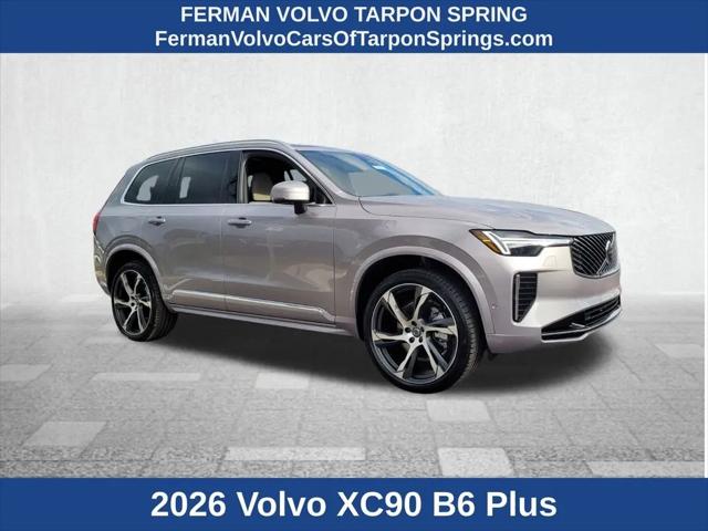 2026 Volvo XC90 Plus, B6 AWD Gas (mild hybrid), Gasoline, Bright, 6 Seats for sale in Tarpon Springs, FL