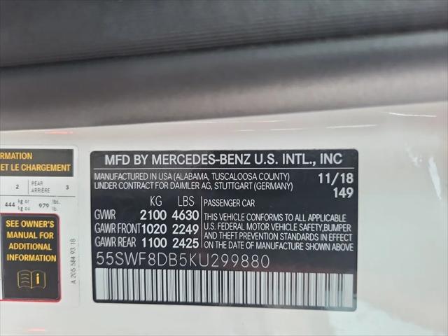 2019 Mercedes-Benz C-CLASS C 300 C 300