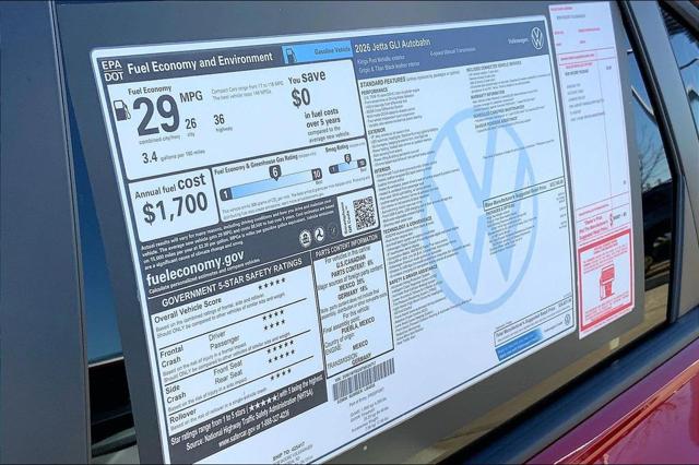 2026 Volkswagen Jetta GLI Autobahn
