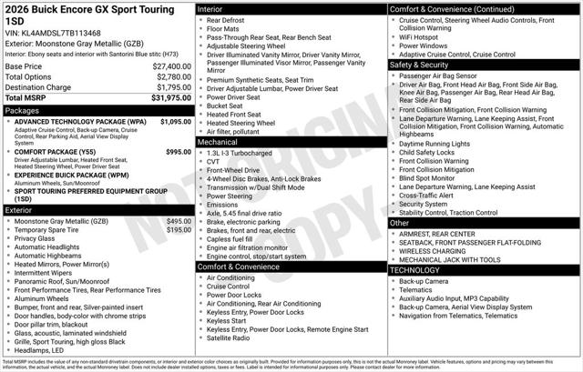 2026 Buick Encore GX Sport Touring FWD for sale in Pensacola, FL