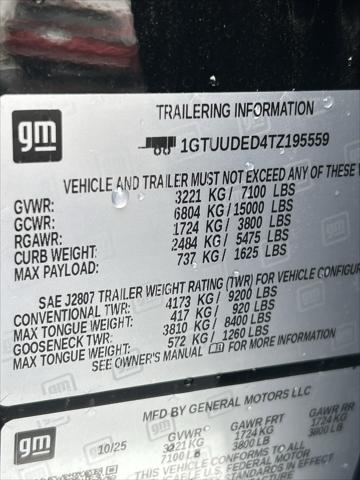 2026 GMC Sierra 1500 Crew Cab, Short Bed, SLT, 4WD
