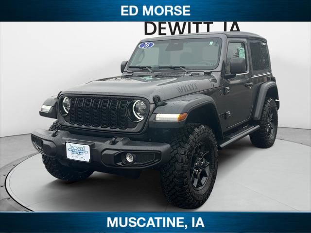 2026 Jeep Wrangler 2-Door Willys 4x4 for sale in Muscatine, IA