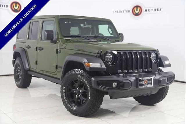 2022 Jeep Wrangler Unlimited Willys 4x4 for sale in Noblesville, IN