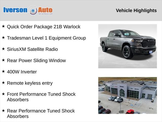 2026 RAM Ram 1500 RAM 1500 WARLOCK CREW CAB 4X4 57 BOX