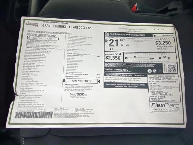 2026 Jeep Grand Cherokee Altitude 4x2