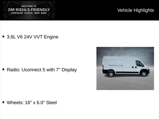 2026 RAM Ram ProMaster RAM PROMASTER 2500 TRADESMAN CARGO VAN HIGH ROOF 159 WB